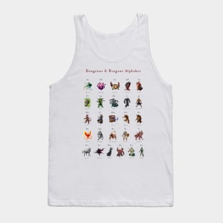 Monster Alphabet Tank Top